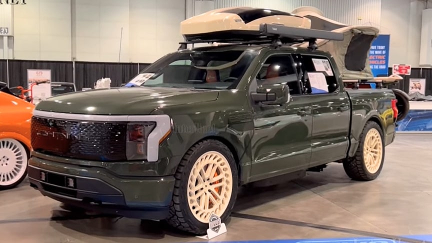 Elektrický obytný vůz 4×4 Truck Ford F-150 Lightning Tjin Edition